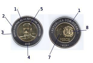 10 dominican pesos coin